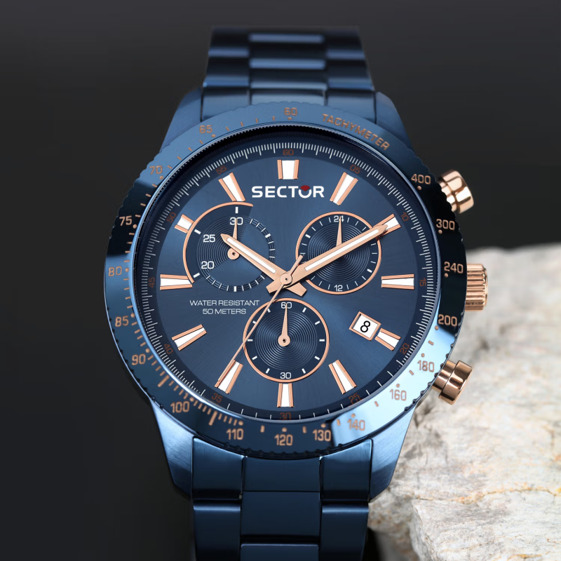 Sector 270 R3273778004 Blue Quartz Chronograph for Men