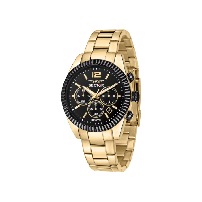 Sector 240 R3273640027 Black Quartz Chronograph for Men