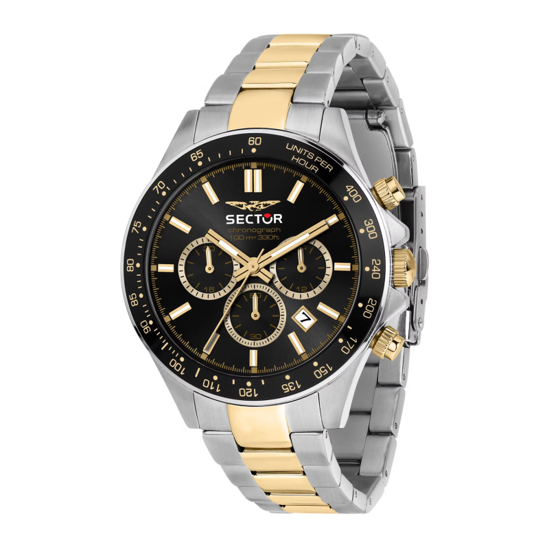 Sector 230 R3273661047 Black Quartz Chronograph for Men