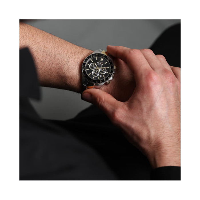 Sector 230 R3273661047 Black Quartz Chronograph for Men