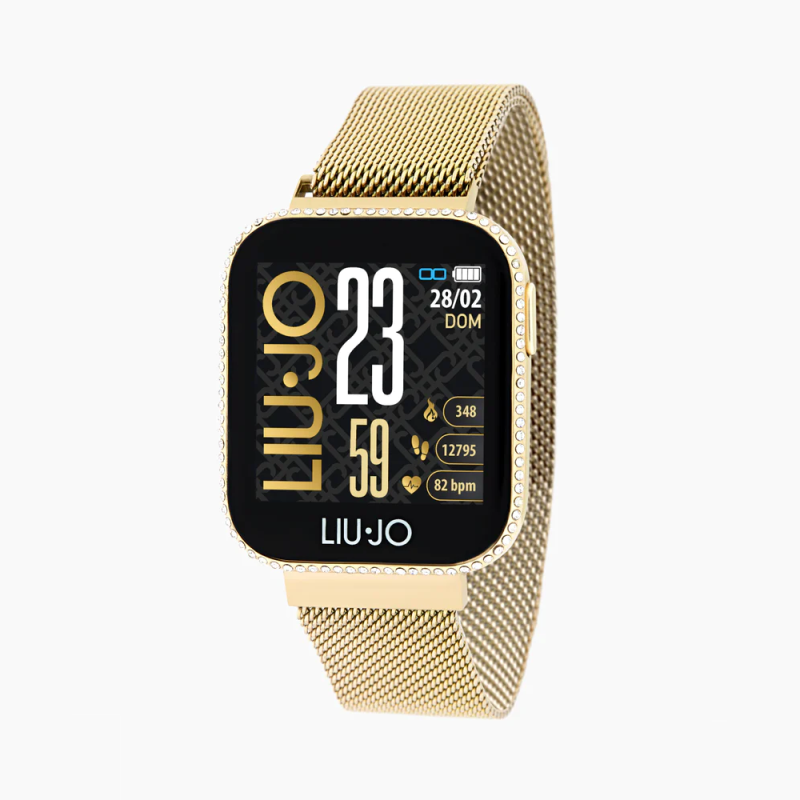Liu-Jo Luxury SWLJ012 women's smartwatch Gold and black