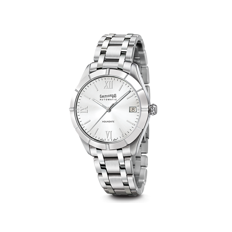 Eberhard & Co Man's Watch Aquadate Grande Taille 41041.P Silver