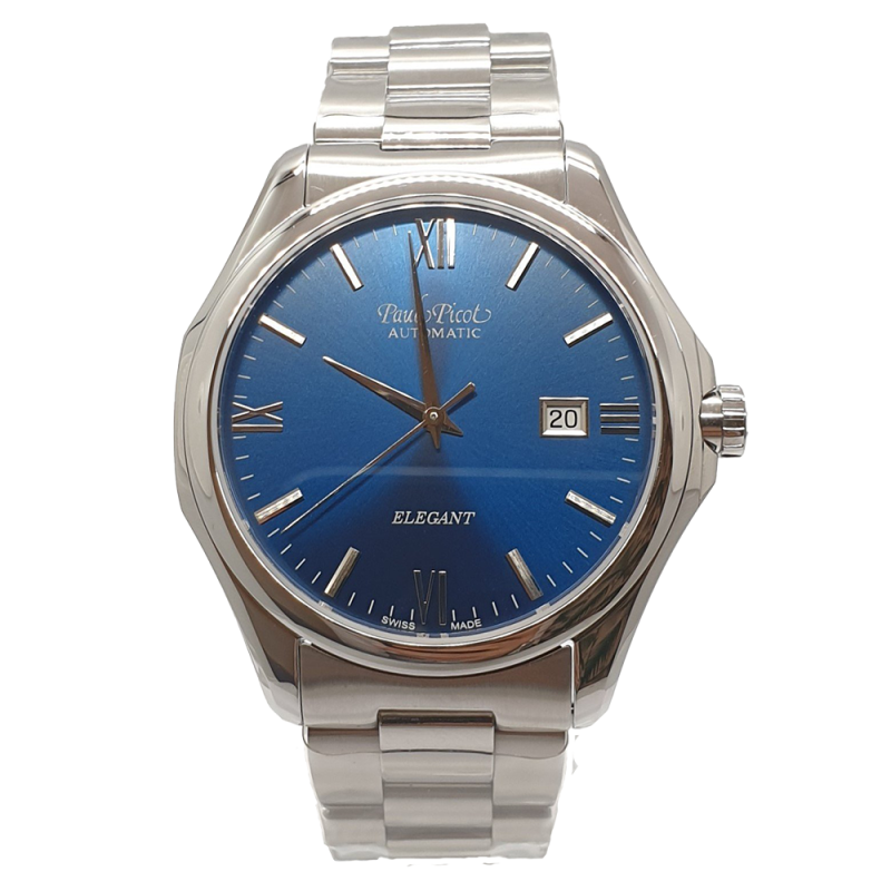 Paul Picot Orologio Uomo Automatico Elegant 9253SG-B Blu