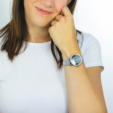 Pinko PT-3289L-01M Silver and black quartz woman watch