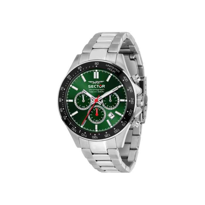 Sector 230 men's quartz chronograph R3273661048 Green and black Sector 230 men's quartz chronograph R3273661048 Green and black
