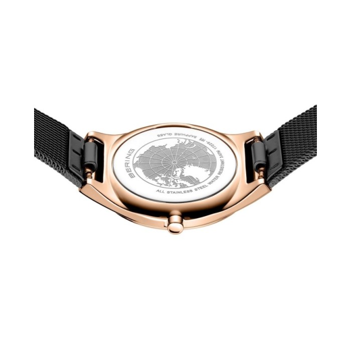 Orologio donna al quarzo Bering Ultra Slim 18729-166 Nero madreperla