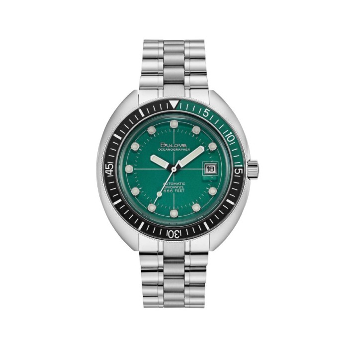 Bulova Automatic Men's Watch Oceanographer 96B322 Green