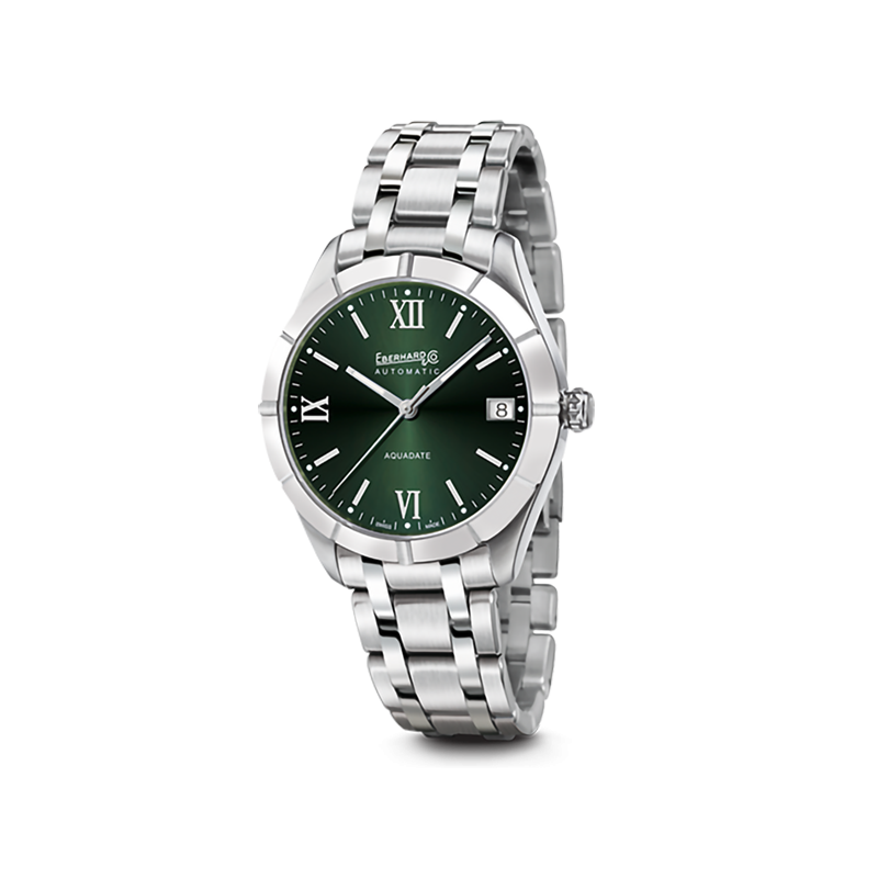 Eberhard & Co Man's Watch Aquadate Grande Taille 41041.P Green