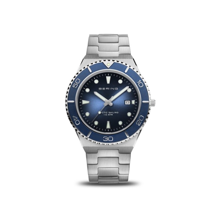 Bering Classic 18940-707 Blue men's quartz watch