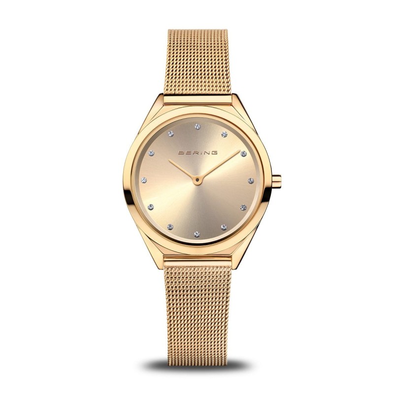 Bering Ultra Slim 17031-333 Gold women's quartz watch