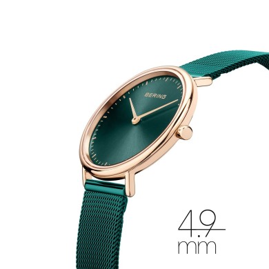 Bering Ultra Slim 15729-868 Green women's quartz watch