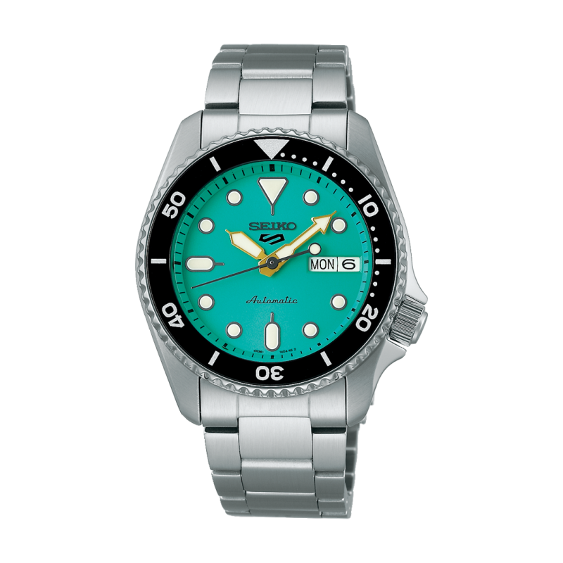 Orologio uomo automatico Seiko 5 Sports SRPK33K1 Turchese
