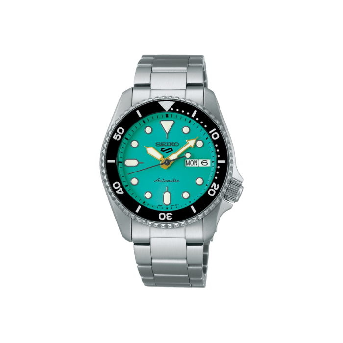 Orologio uomo automatico Seiko 5 Sports SRPK33K1 Turchese