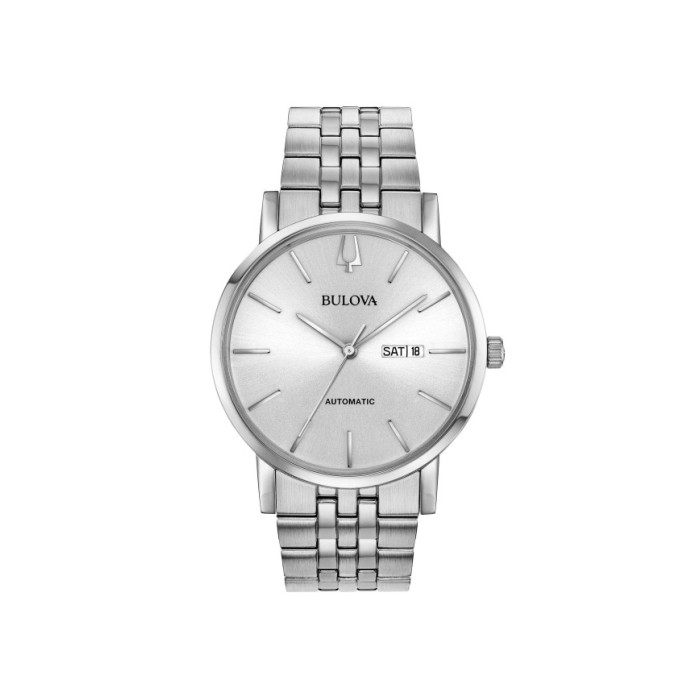 Men's Automatic Watch Bulova Clipper 96C140 Silver