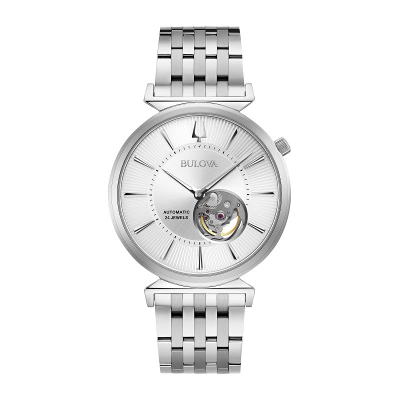 Orologio uomo automatico Bulova Regatta 96A235 Silver
