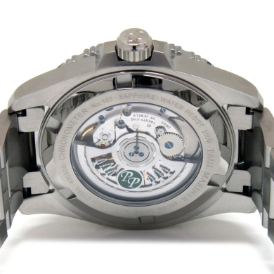 Men's Automatic Watch Paul Picot Mariner 5 COSC GMT 4353SG.CN Black