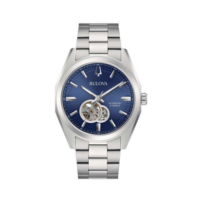 Bulova Orologio Uomo Automatico Surveyor 96A275 Blu Bulova Orologio Uomo Automatico Surveyor 96A275 Blu