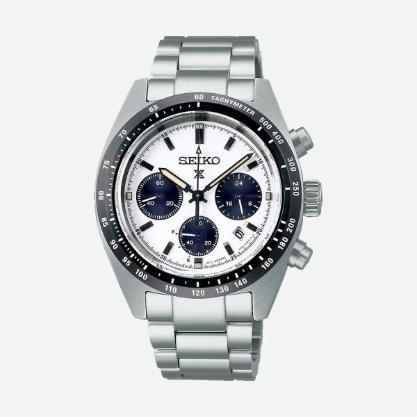 Cronografo uomo al quarzo Seiko Prospex SSC813P1 Bianco