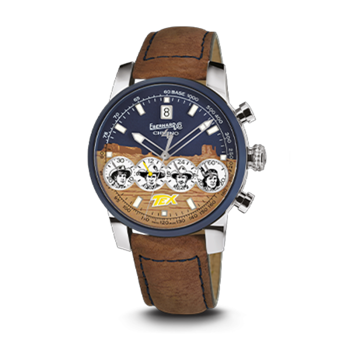 Chronograph automatic man Eberhard & Co 4 Pards Tex Limited Edition 31078