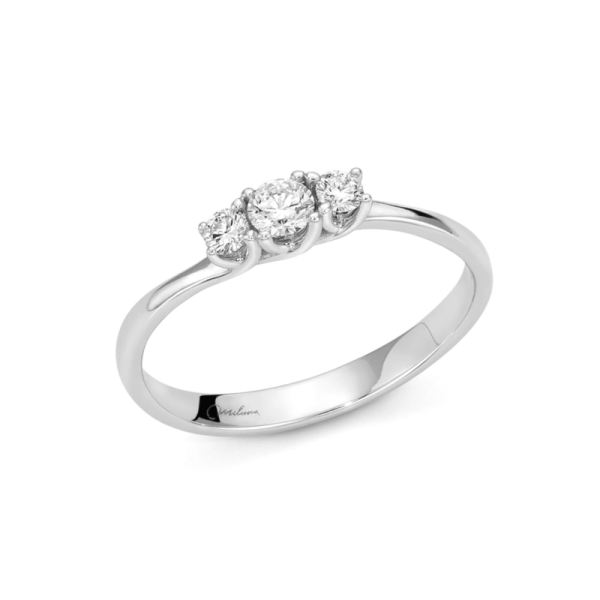 Anello Miluna in oro bianco e diamanti LID3650-026G7
