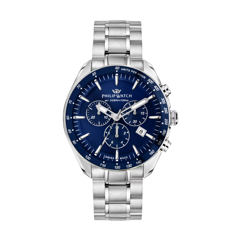 Quartz man chronograph Philip Watch R8273995017 Blue