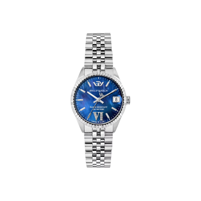 Orologio donna al quarzo Philip Watch Caribe Diamonds R8253597655 Blu