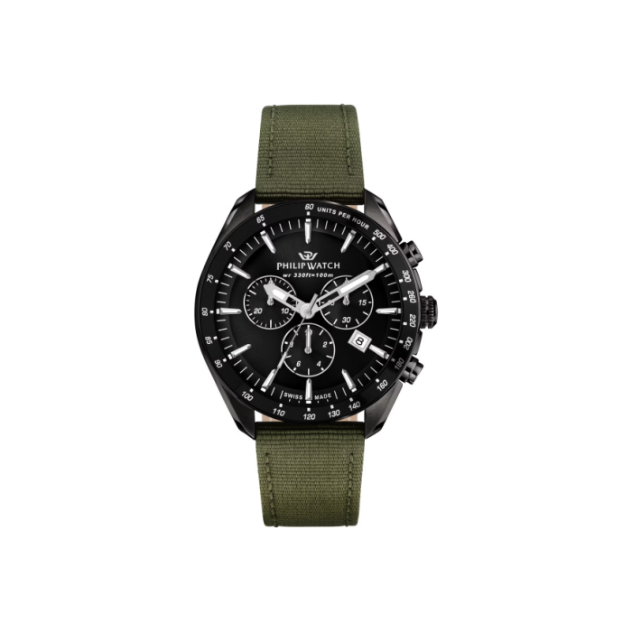Quartz man chronograph Philip Watch Blaze R8271995026 Black