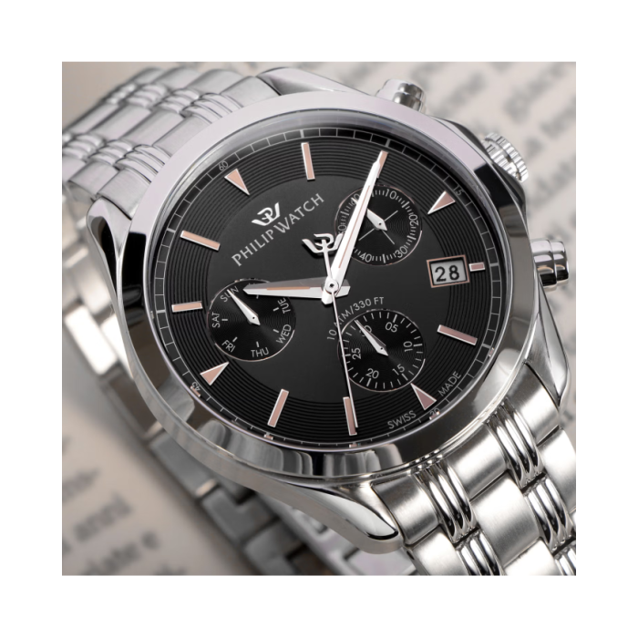 Chronograph man Philip Watch Blaze R8273665004 Black