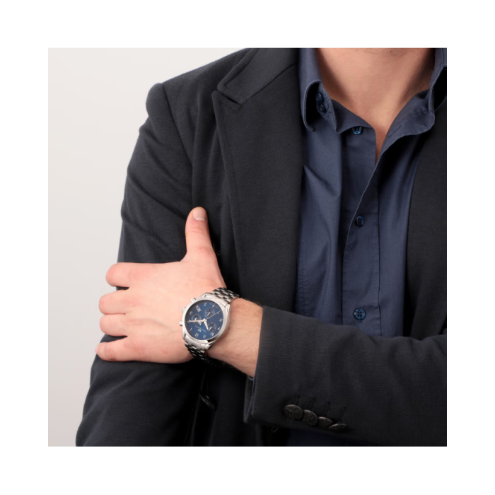 Cronografo uomo al quarzo Philip Watch Blaze R8273665005 Blu Cronografo uomo al quarzo Philip Watch Blaze R8273665005 Blu