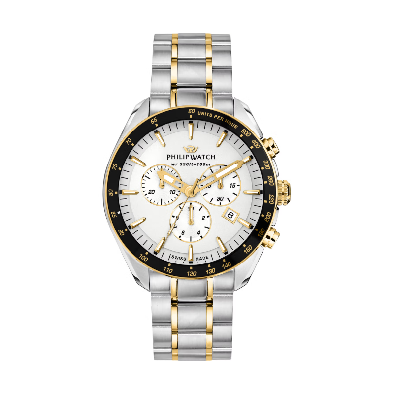 Quartz man chronograph Philip Watch Blaze R8273995016 White
