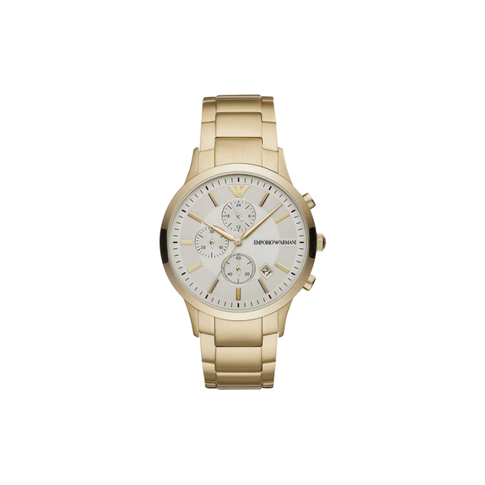 Cronografo uomo al quarzo Emporio Armani AR11332 Beige