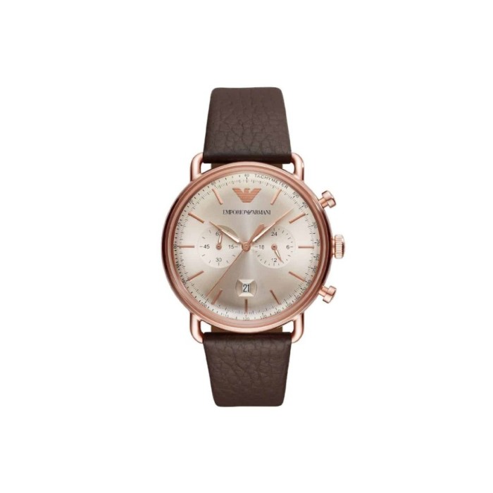 Cronografo uomo al quarzo Emporio Armani AR11106 Beige