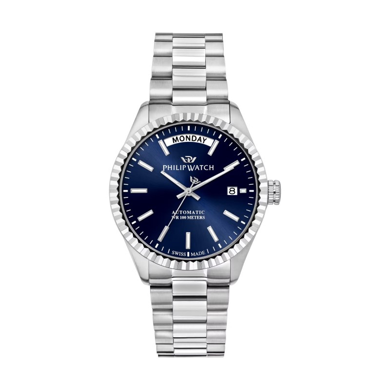 Orologio uomo automatico Philip Watch Caribe R8223597109 Blu