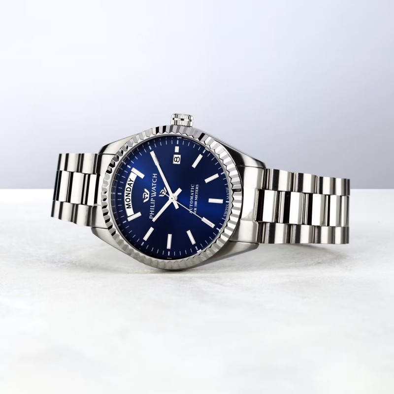 Men's Automatic Watch Philip Watch Caribe R8223597109 Blue