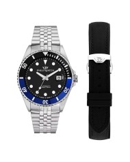 Men's Automatic Watch Philip Watch Caribe Diving R8223597037 Black