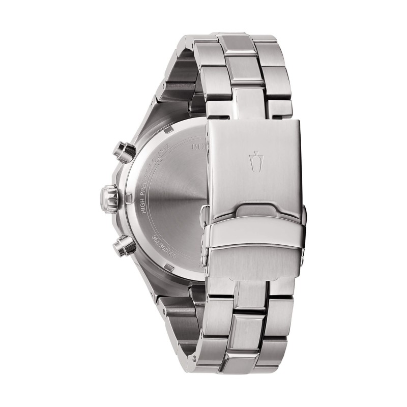 High Precision Men Quartz Chronograph Bulova Octagon 96B409 Green