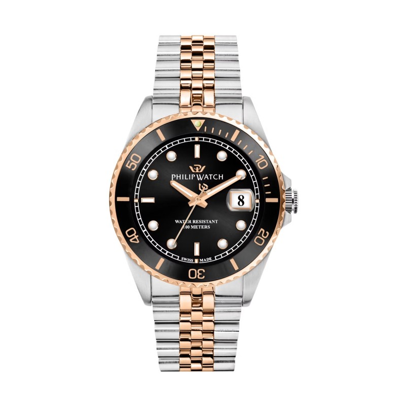 Quartz men's watch Philip Watch Caribe Sport R8253597081 Black