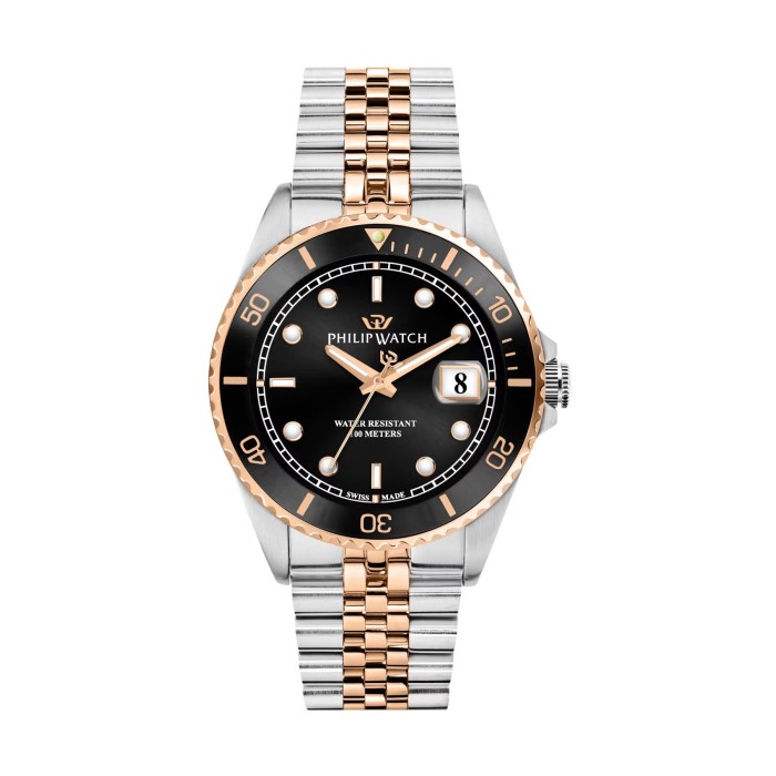 Quartz men's watch Philip Watch Caribe Sport R8253597081 Black
