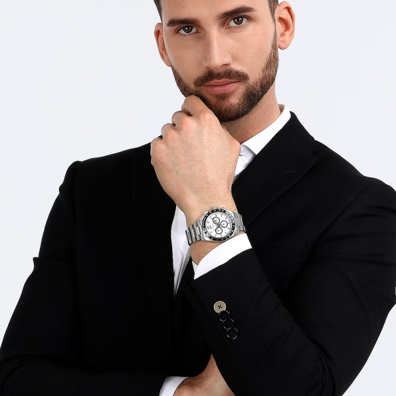 Cronografo uomo al quarzo Philip Watch Caribe Sport R8273607009 Bianco Cronografo uomo al quarzo Philip Watch Caribe Sport R8273607009 Bianco