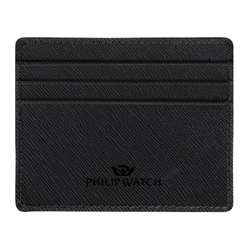 Men's card holder Philip Watch SW82USS2302 Black