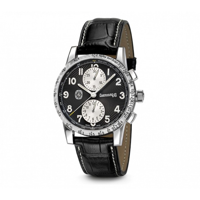 Chronograph automatic man Eberhard & Co Nuvolari 31076 CPC Black