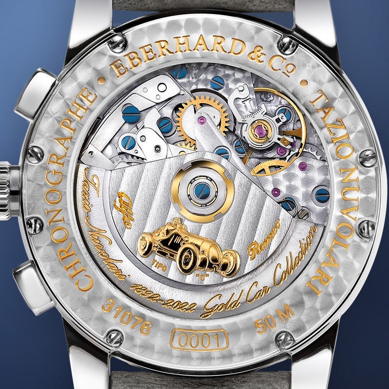 Chronograph automatic man Eberhard & Co Nuvolari 31076 CPC Black