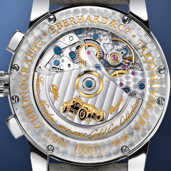 Cronografo uomo automatico Eberhard & Co Tazio Nuvolari 31076 CPC Nero