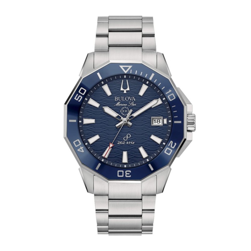 Orologio uomo al quarzo Bulova Marine Star Ceramic 96B433 Blu