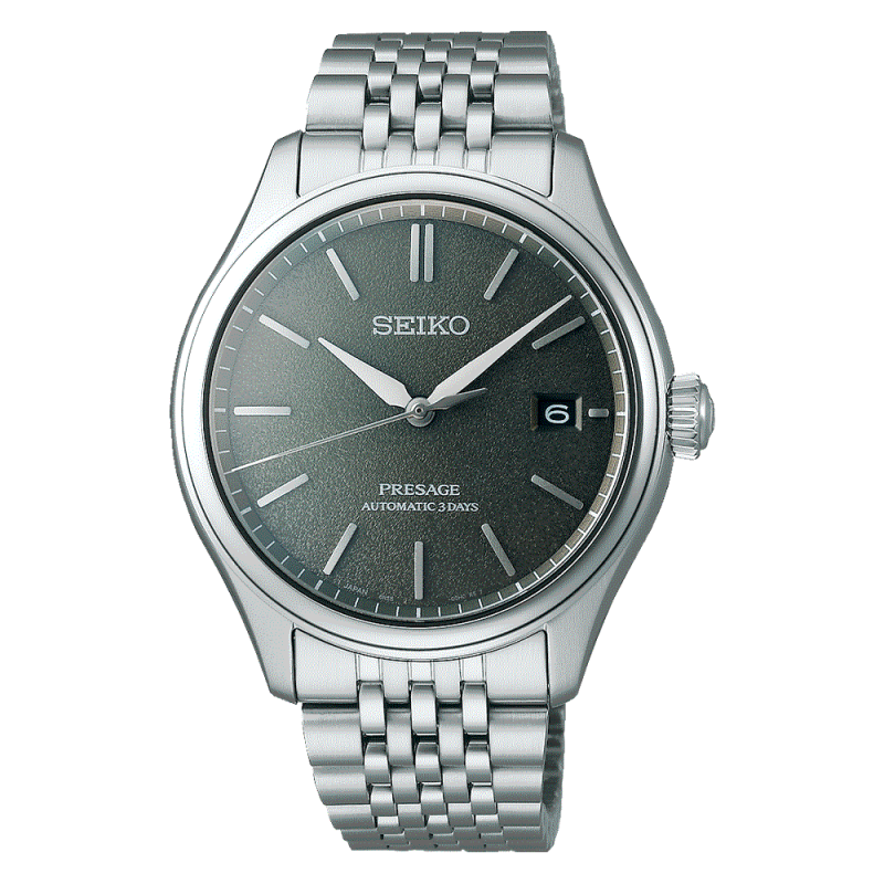 Orologio uomo automatico Seiko Presage SPB465J1 Verde Grigio