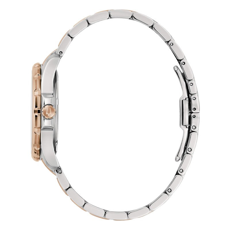 Women's Quartz Watch Bulova Marine Star 98P228 Mother of Pearl