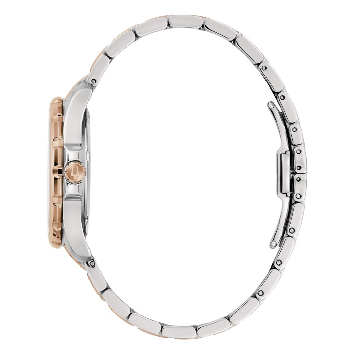 Women's Quartz Watch Bulova Marine Star 98P228 Mother of Pearl