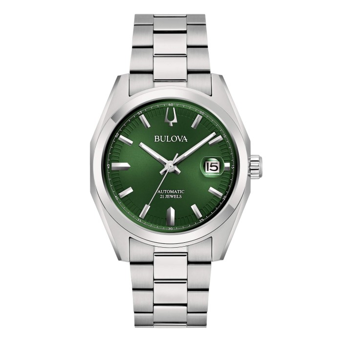 Men's Automatic Watch Bulova Surveyor 96B429 Green