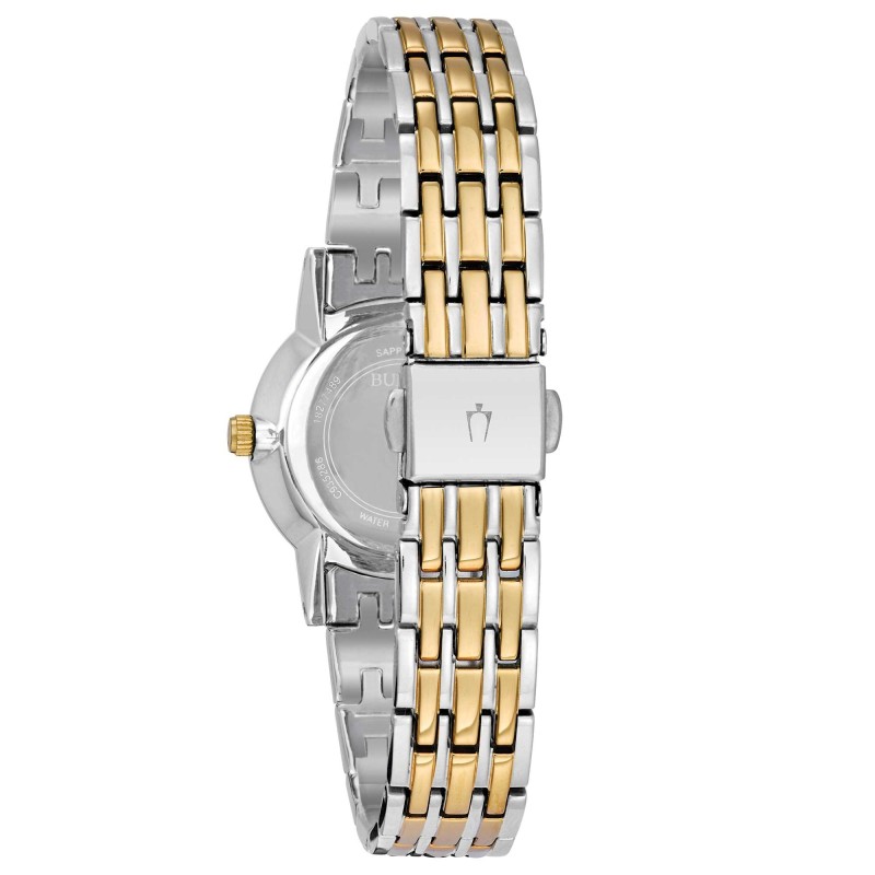 Women's Quartz Watch Bulova Classic Diamonds 98P115 Silver