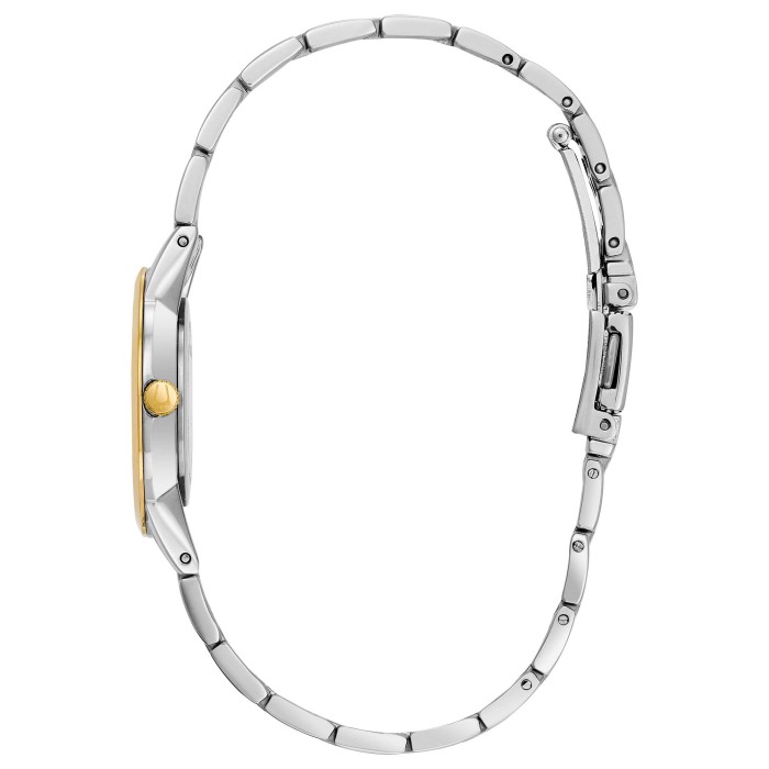 Women's Quartz Watch Bulova Classic Diamonds 98P115 Silver